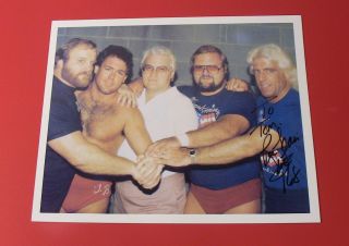 Ric Flair Signed 8x10 Photo Nature Boy,  Wwe,  Wwf Autograph