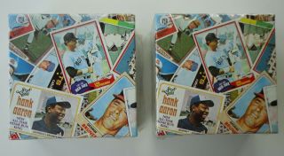 2 Vtg Box 7 " X 7 " 100 Pc Baseball Card Puzzle Patrick 