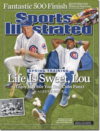 February 26,  2007 Lou Piniella Alfonso Soriano Chicago Cubs Sports Illustrated