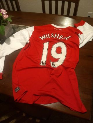 Arsenal Wilshere 2010/11 Nike Soccer Football Long Sleeve Shirt Jersey Xl