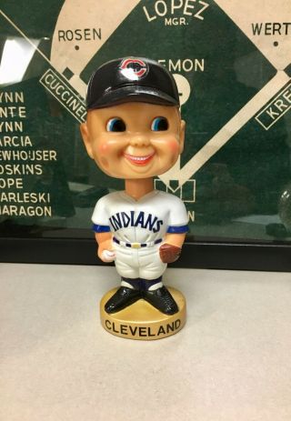 1974,  Chief Wahoo,  Cleveland Indians Nodder,  Bobblehead,  By Goodman