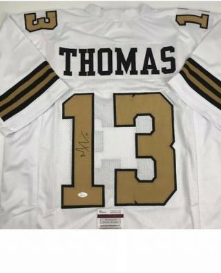 Michael Thomas Autographed Custom Pro Style Color Rush Jersey Jsa Witnessed