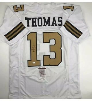 MICHAEL THOMAS AUTOGRAPHED CUSTOM PRO STYLE COLOR RUSH JERSEY JSA WITNESSED 2