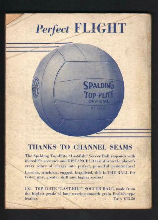 1939 Official Football & Soccer Media Guide Spalding ' s Athletic Library 2