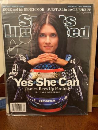Danica Patrick Autographed Sports Illustrated May 19,  2008