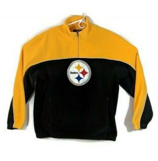 Nfl Pittsburgh Steelers Fleece Jacket Zip Up Extra Large Xl