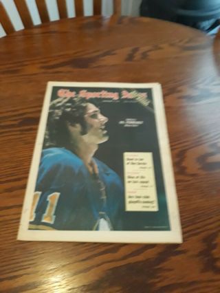 December 2,  1972 - The Sporting News - Gilbert Perreault Of The Buffalo Sabres