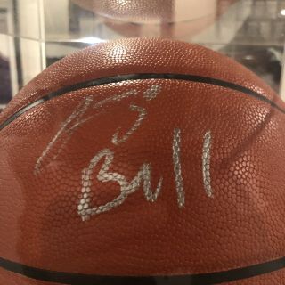 Lakers Lonzo Ball Signed NBA Official Basketball Beckett 6
