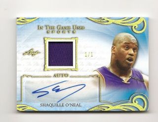 2019 Leaf In The Game Shaquille O 
