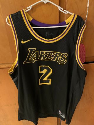 Lonzo Ball Nike Lakers Swingman Basketball Jersey Size 56