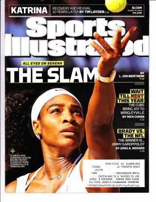 August 31,  2015 Serena Williams Tennis Sports Illustrated