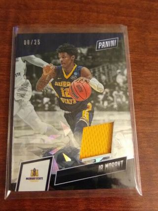 Ja Morant 2019 Panini National Convention Cracked Ice Jersey Relic Rc /25