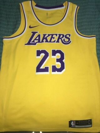 Lebronjames Los Angeles Lakers Nike 2018/19 Swingman Jersey Gold - Icon Edition