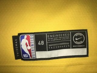 LeBronJames Los Angeles Lakers Nike 2018/19 Swingman Jersey Gold - Icon Edition 3