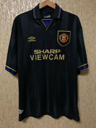 Manchester United 1993/1994/1995 Away Football Soccer Shirt Jersey Maglia Umbro