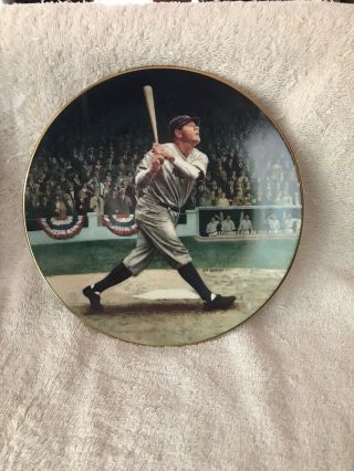 1992 Delphi Babe Ruth The Called Shot Collectors Plate