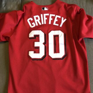 Ken Griffey Majestic Medium MLB Cincinnati Reds Jersey 2