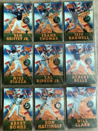 1995 Sportflix Baseball Master Set - All Regular and Inserts Artist Proofs (170) 2