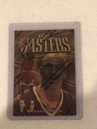 1997 - 98 Topps Finest Masters Michael Jordan Gold Sp Rare 154 M31