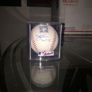 Jim Thome Signed Autographed Mlb Official Hall Of Fame Hof Baseball 25