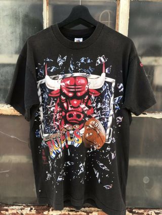 Vintage Men’s 1992 Chicago Bulls Single Stitch T Shirt Size Large
