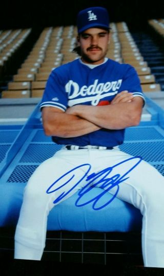 Mike Piazza Signed Autograph 8x10 Photo Los Angeles Dodgers