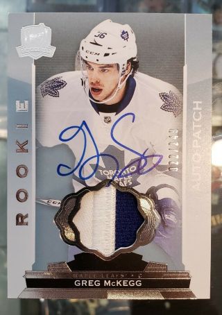 2014/15 The Cup Greg Mckegg Rookie Autograph Patch Card 112 022/249