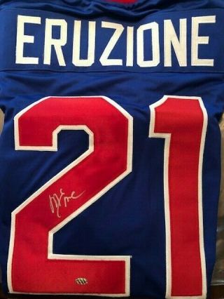 Mike Eruzione 21 Miracle On Ice Signed Jersey