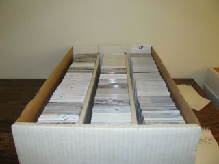 3000 Count Box Of 2018 Baseball Cards