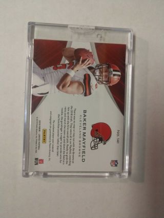 2018 Panini limited Baker Mayfield rookie patch autograph out of 99 2