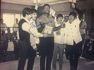 Muhammad Ali 8x10 Signed The Beatles