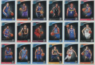 Luka Doncic Trae Young 2018 - 19 Donruss Optic Rated RC Master Complete Set 150 8