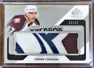 2014/15 Sp Game Pierre Turgeon Patch /12