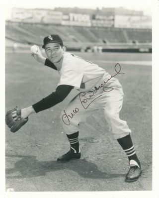 Chico Carrasquel Autograph 8x10 Photo Chicago White Sox 4 All Star Games