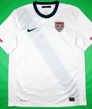 Nike United States 2010/11 L Home Soccer Jersey Football Shirt Usa Camiseta