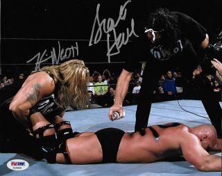 Scott Hall & Kevin Nash Signed Wwe 8x10 Photo Psa/dna Wcw Nwo Picture Auto 