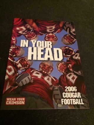 2006 Washington State Cougars College Football Pocket Schedule