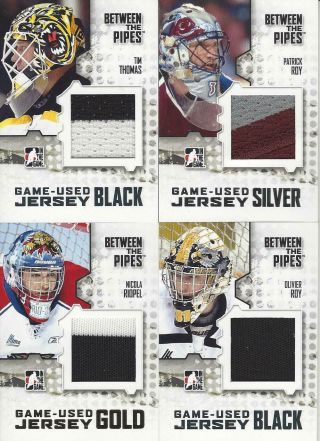 2009 - 10 In The Game Between The Pipes Tim Thomas Game Jersey