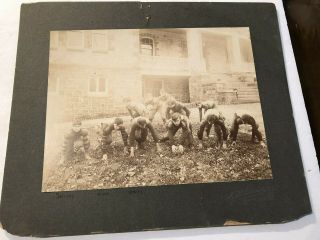 1900 - 10 Gettysburg Pa.  Football Team Photo Photograph O/b Cabinet M.  F.  Williams