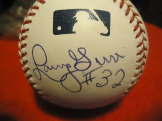 Larry Gura Pitcher Kansas City Royals Autographed Rawlings Oml Baseball