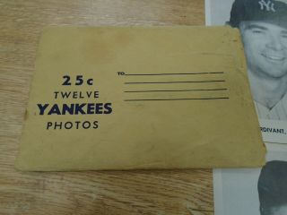 Late 1950 ' s NY Yankees Picture Pack 12 Stars Mantle,  Larsen,  Yogi,  Whitey etc. 5