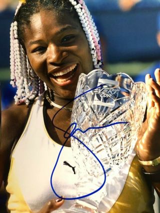 Serena Williams Signed 8x10 Photo Tennis Picture Autograph