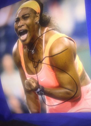 Serena Williams Signed 8x10 Photo Tennis Picture Autograph Pic Auto Pic