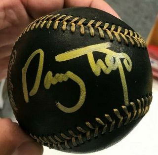 Danny Trejo Signed Black Roml Baseball - Machete - Spy Kids - Con Air