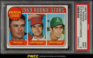 1969 Topps Rollie Fingers Rookie Rc 597 Psa 9 (pwcc)
