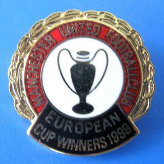 England - Manchester United Football Club European Cup Winners 1999 Badge