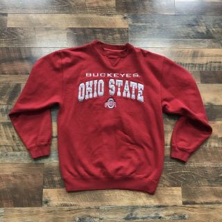 Osu Ohio State University Buckeyes Vintage Crewneck Sweatshirt Sz M Pullover 90s