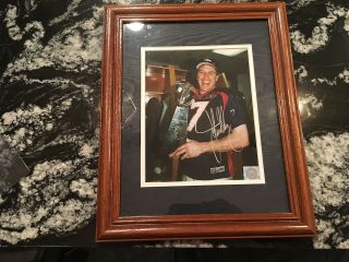 John Elway Autographed 8x10 Photo W/ Framed,  Matted