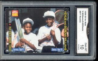 1999 Serena Williams Venus Williams Si Kids Child Rookie Gem 10 877 Rare