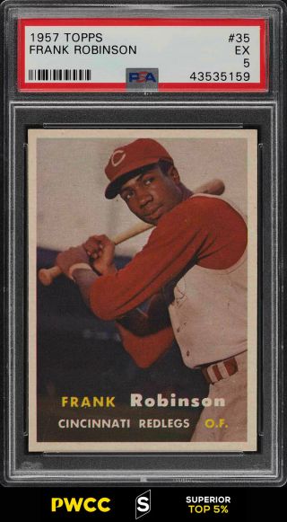 1957 Topps Frank Robinson Rookie Rc 35 Psa 5 Ex (pwcc - S)